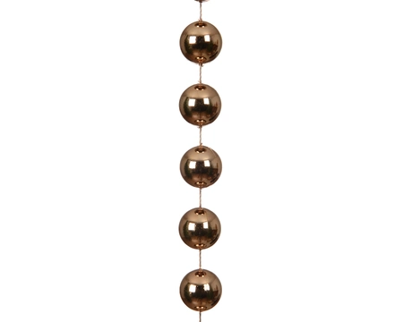 Kralenketting Kerstboom XXL 270cm Karamel Bruin