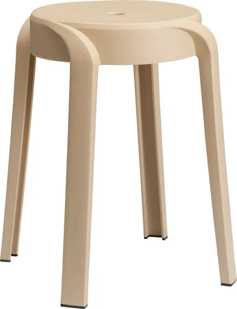 Krukje Stapelbaar Kunststof Taupe