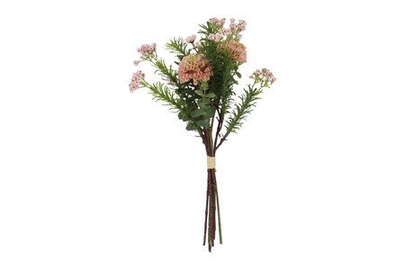 Kunstboeket Dahlia Pompon 33cm Roze