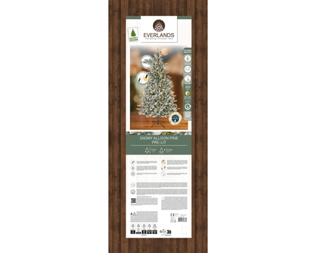 Kunstkerstboom Allison Snowy 320 LED 180cm