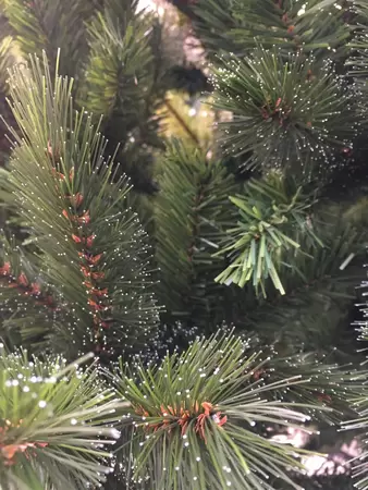 Kunstkerstboom Forest Frosted Slim groen 185cm