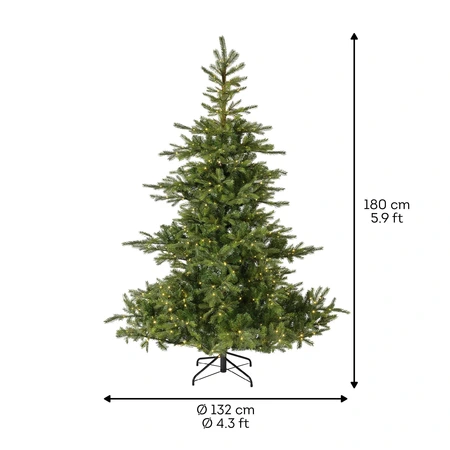 Kunstkerstboom Grandis 400 LED 180cm