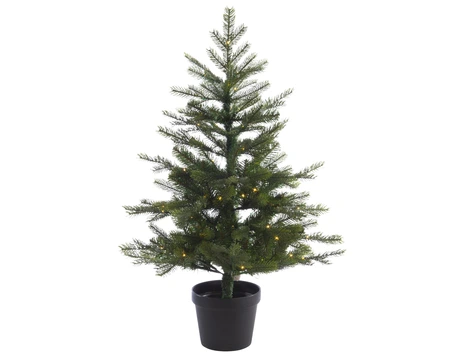 Kunstkerstboom Grandis in pot 100 LED 120cm