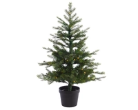 Kunstkerstboom Grandis in pot 80 LED 90cm