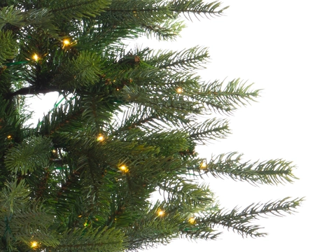 Kunstkerstboom Grandis in pot 80 LED 90cm