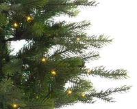 Kunstkerstboom Grandis in pot 80 LED 90cm