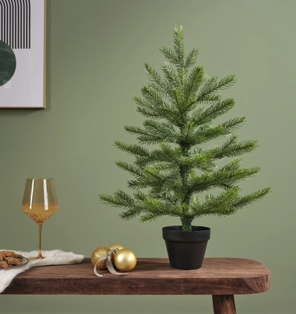 Kunstkerstboom Grandis in pot 90cm