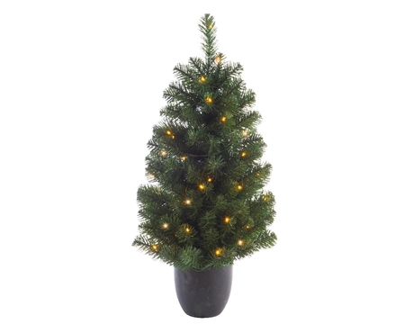 Kunstkerstboom Imperial in pot 80 LED 120cm