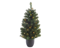 Kunstkerstboom Imperial in pot 80 LED 120cm
