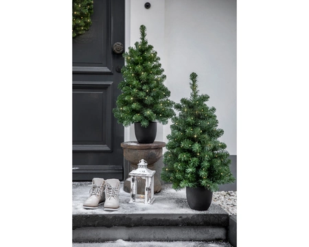 Kunstkerstboom Imperial in pot 80 LED 120cm