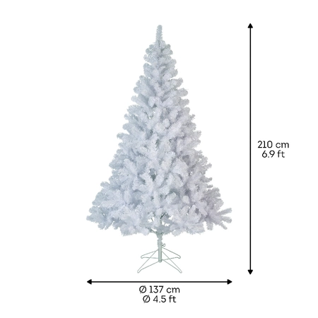 Kunstkerstboom Imperial Wit 210cm