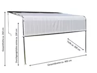 Terrasafdak Comfort 400x300cm