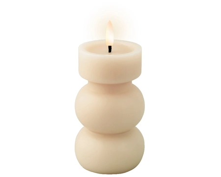 LED Kaars Crème-Wit 15cm