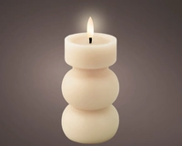 LED Kaars Crème-Wit 15cm