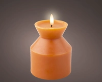 LED Kaars Oranje 14cm