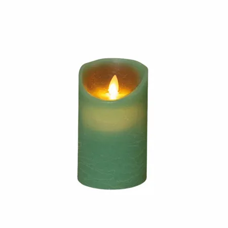 LED Kaars Wax Jade Groen 12,5cm