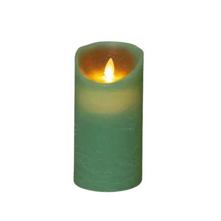 LED Kaars Wax Jade Groen 15cm