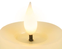 LED Kaarsen Wax Beige Set 6st