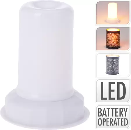 LED Kaarslamp met Vlameffect 9cm