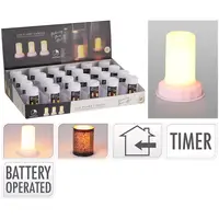 LED Kaarslamp met Vlameffect 9cm 