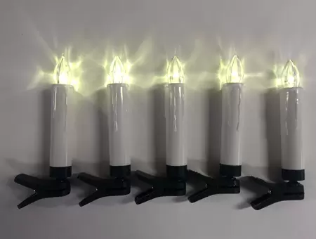 Draadloze LED kaarsverlichting warm wit
