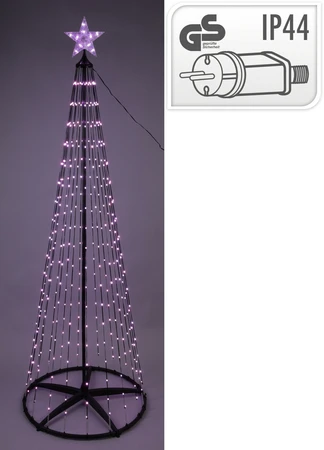 LED Kerstboom 370 LED 210cm Colour Changing