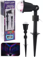 LED partylamp grondspies draaibare kop