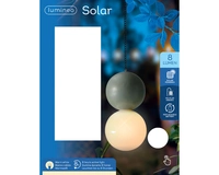 Lumineo Solar Hanglamp 20cm Grijs