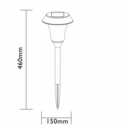 Zonne-energie tuinlamp Luxform