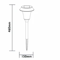 Luxform Solar Tuinlamp Georgia Intelligent Hybrid