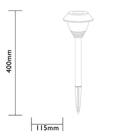 Luxform Solar Tuinlamp Kodiak