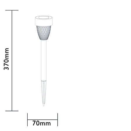 Luxform Tuinlamp Solar Montpellier