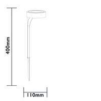 Luxform Solar Tuinlamp Orange