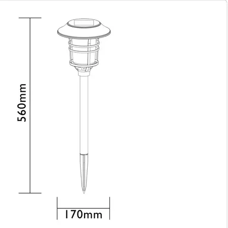 Solar Tuinlamp Pleiade Luxform