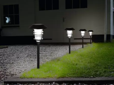 Aluminium Tuinlamp Zonne-energie