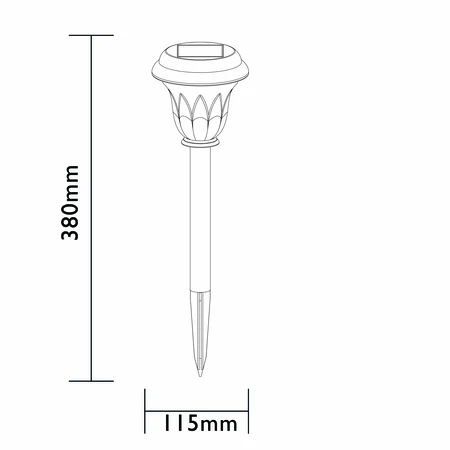 Luxform Solar Tuinlamp Vermont