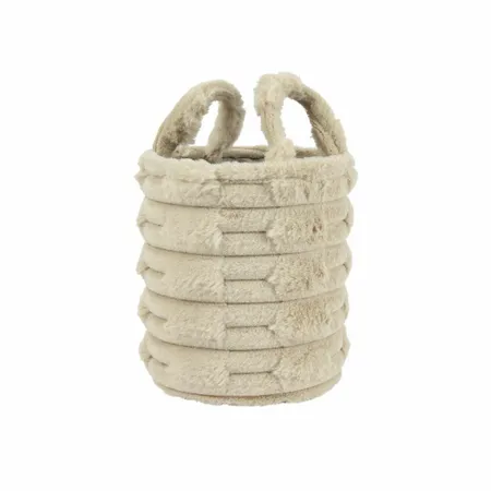 Mand Polyester Lichtbruin Ø20cm