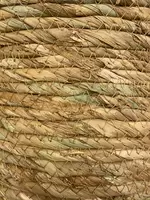 Gevlochten mand naturel