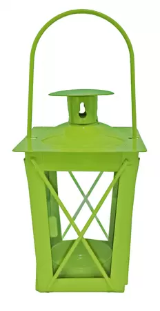 Mini Conische Lantaarn 9cm Lime Groen