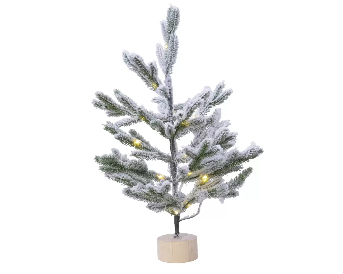 Klusjesman Plateau verhoging Mini Kerstboompje | 30 LED lampjes | Tuincollectie.nl - Tuincollectie.nl