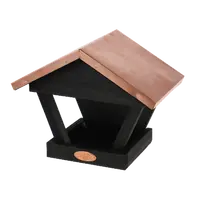 Muurvoedertafel Zwart Koper 22,5cm