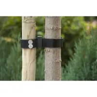 Nature Boomband Rubber Zwart 90cm
