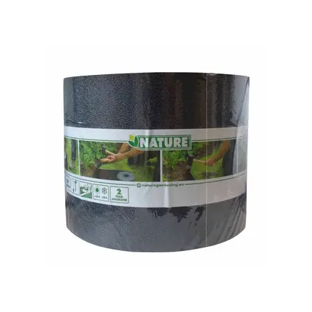 Nature Borderrand Zwart 15cm 10m