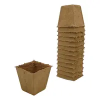 Nature Kweekpotjes Biologisch Afbreekbaar 8cm 14st