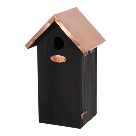 Nestkast Koolmees Koper Zwart