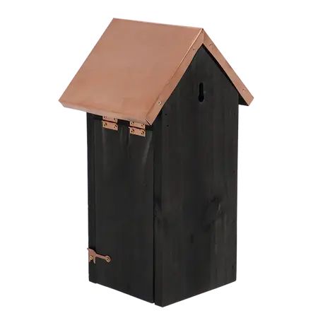Nestkast Koolmees Koper Zwart