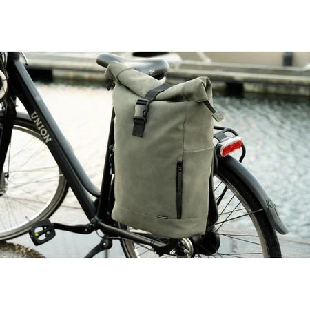 NORLÄNDER Nubuck Fiets Rugtas Groen