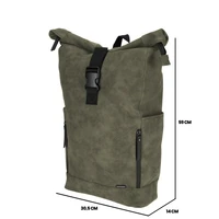 NORLÄNDER Nubuck Fiets Rugtas Groen