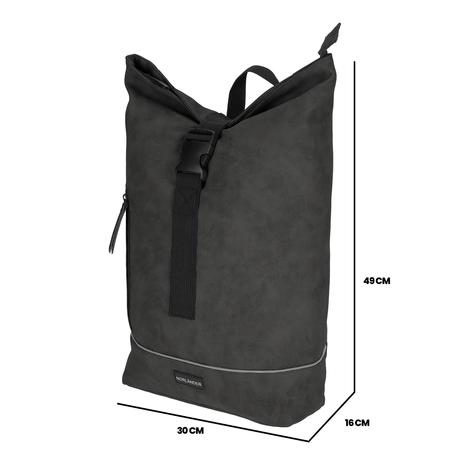 NORLÄNDER Nubuck Urban Rugtas Grijs