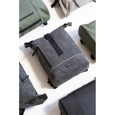 NORLÄNDER Nubuck Urban Rugtas Grijs
